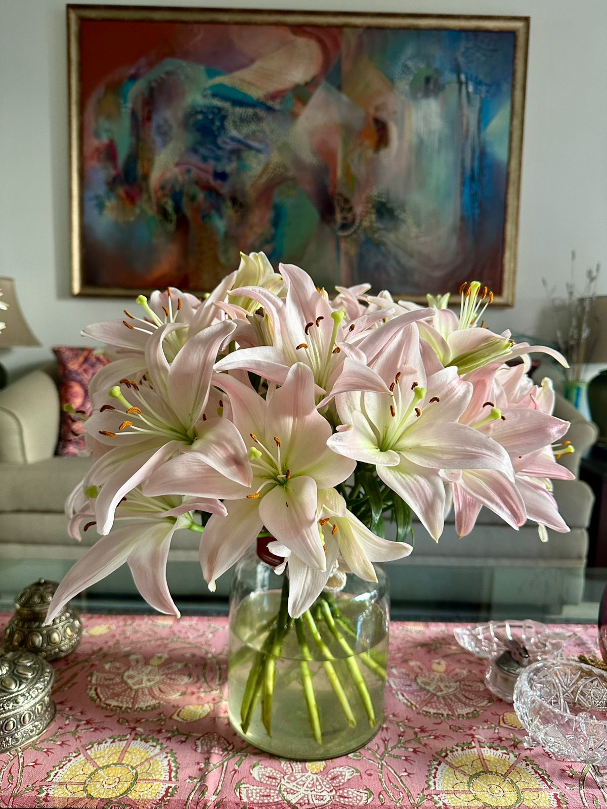 Lilies in a Jar